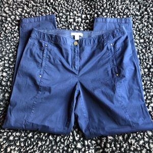 Chico’s navy blue trousers size 2 Large 12